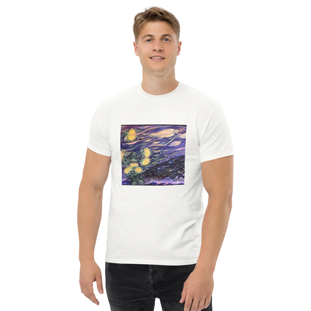 White Custom Floral T-shirts Personalized Tees