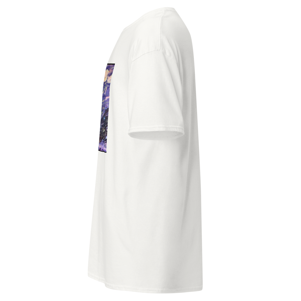 White Custom Floral T-shirts Personalized Tees