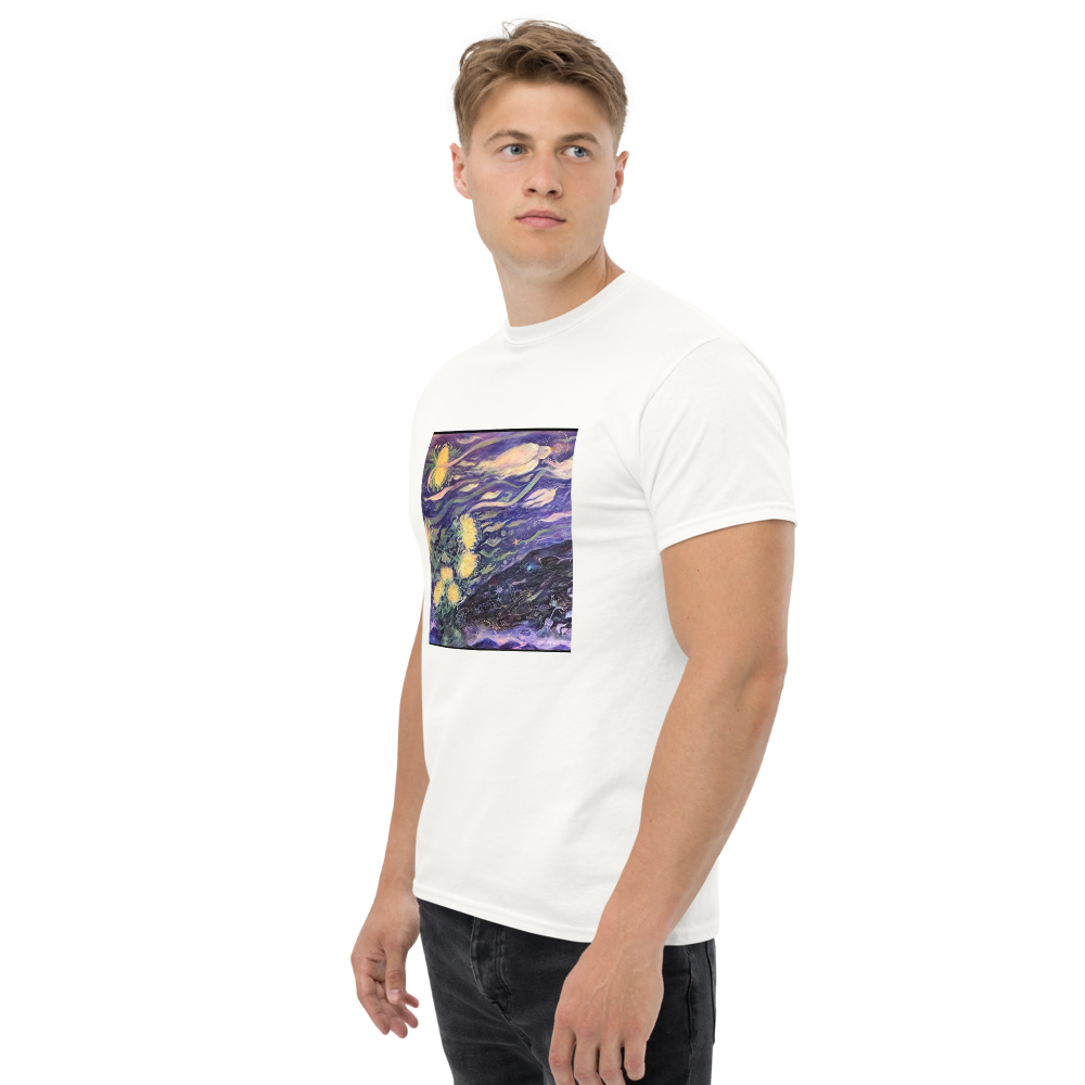 White Custom Floral T-shirts Personalized Tees