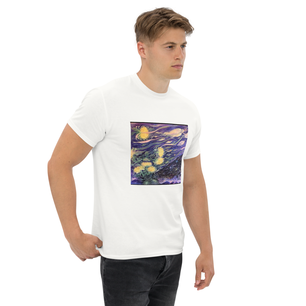 White Custom Floral T-shirts Personalized Tees